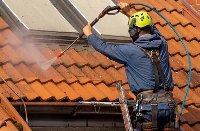 Démoussage et hydrofuge de toiture à Valletot